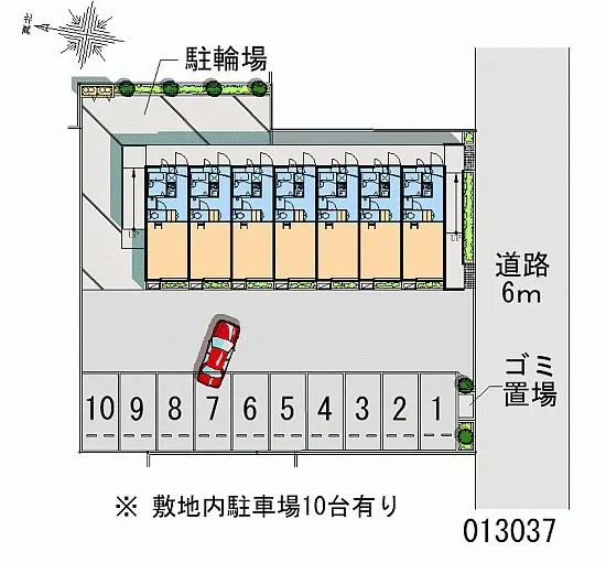 ★手数料０円★青梅市新町５丁目　月極駐車場（LP）